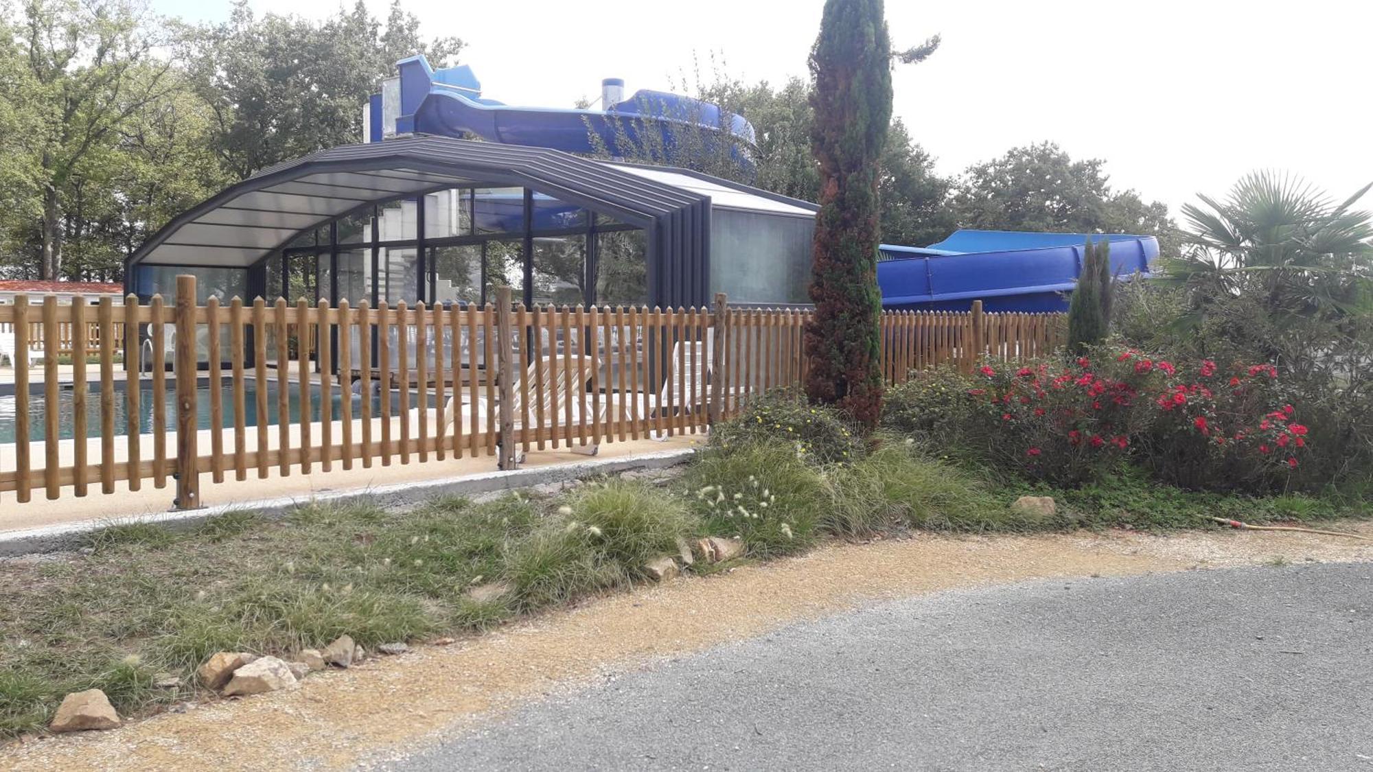 Mobil Home Camping 3*** Piscine Chauffee La Boissiere-de-Montaigu Екстериор снимка